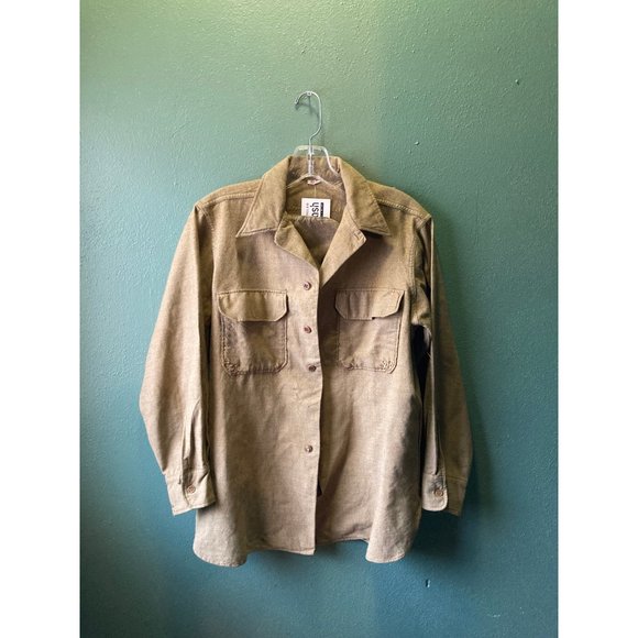 Small | Medium vintage wool military field shirt - Picture 5 of 8